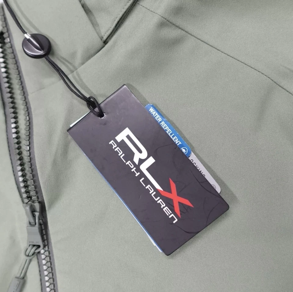 RLX Ralph Lauren Golf Hooded Green XXL Jacket Water Repellant Classic Fit - Imagem 3 de 4