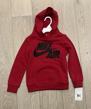 Nike Air Toddlers Logo Sweatshirt, Size 4T, Red, NWT