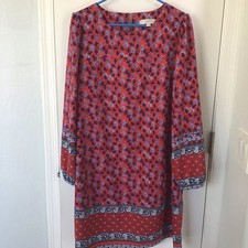 LOFT | Dress Floral Long Sleeve Knee Length - Size Medium