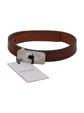 Image of Paul Smith Men's Belt W 31 in Tan 100% Leather Dress Belt New with tags