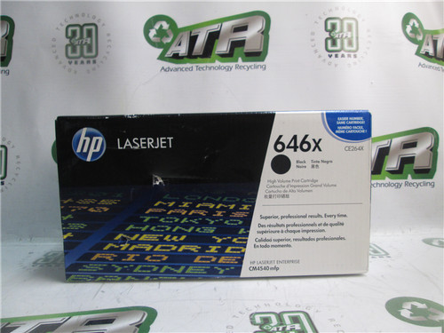 HP 646X Black Ink Cartridge New Open Box High Yield