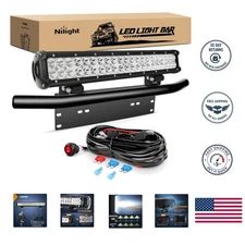 Heavy-Duty 126W LED Off-Road Light Bar with  Waterproof & Wiring Harness