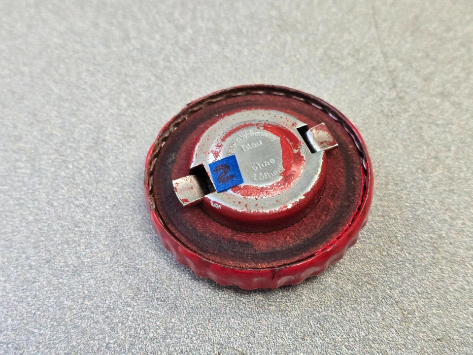 BONITO TAPÓN DE ACEITE USADO ORIGINAL PORSCHE 356B T6 356C 356SC CARRERA 912 CON JUNTA #2 Foto 3 de 4