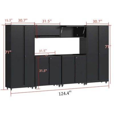 Garage Cabinet Set Workshop Set Garage Cabinets Storage System