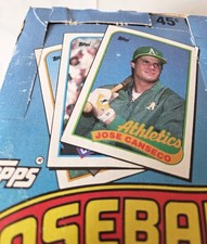 1989 Topps Baseball Wax Packs- 1 box of 36 packs
