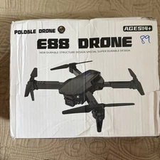 E88 Drone with HD Camera Foldable Quadcopter Aerial Photography Remote Control 