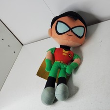 Teen Titans Go Robin Plush Stuffed Animal Toy Factory 2017 9-10" DC Comics