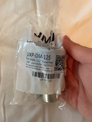 JMA Wireless UXP-DM-12S DIN Male Connectors for 1/2'' Superflex Cable (READ DESC)