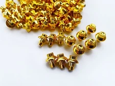 120pcs/set 6.9mm Universal Plastic Car Wheel Rivets Wheel Rim Bolts Alloy Nuts