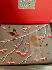 20 WINTER SONGBIRDS HOLIDAY CARDS IN REUSABLE BOX, PETER PAUPER PRESS, 2015; NEW
