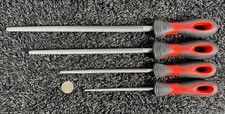 Snap-on Soft Grip 4pc Round File Set SGFRD104 With Case
