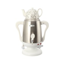 Samowar Imperia mit Teekanne 3,5 L elektrisch Samovar Tee Chai Edelstahl