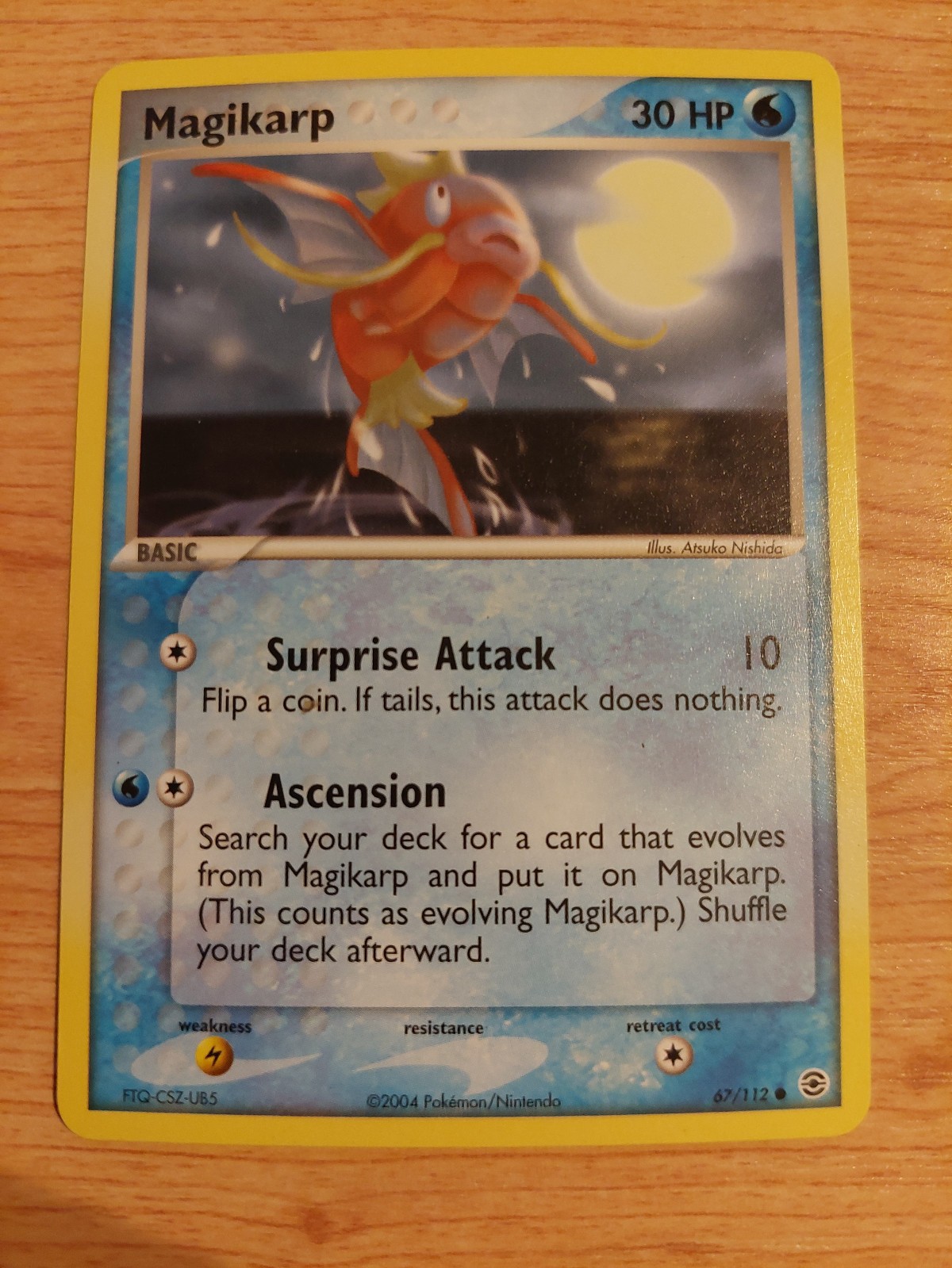 Magikarp - 67/112 (FireRed & LeafGreen) - Near Mint NM - Common