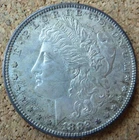 1882-S Morgan Silver Dollar $1 - San Francisco Mint - Choice AU Luster