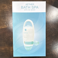 Aether Spa Bath Spa Bubbler/Massage Device, 2 Speeds, White/Blue