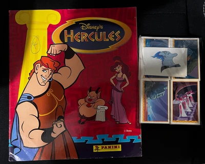 SET COMPLET VIGNETTES PANINI HERCULES DISNEY 1997 RARE + ALBUM VIDE EMPTY - Photo 1/4