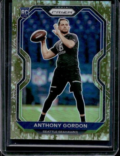 2020 Panini Prizm Anthony Gordon RC Camo Rookie #/25 Seahawks