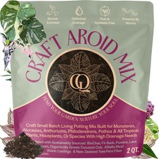 Craft Aroid Potting Mix- Elite Organic Alocasia, Philodendron, Monstera Soil ...