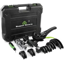 Tubing Bender Kit 1/4in-7/8in Ratchet Copper Pipe Bender Tool Set HVAC 90° Be...