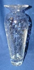 Blenko Crystal Crackle Glass Vase