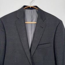 Jos A Bank 1905 Collection 38R Blazer Tailored Fit Wool Glen Plaid Sport Coat