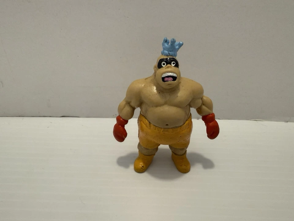 1989 NES Mike Tyson's Punch-Out King Hippo 3" figura de pvc Nintendo Applause juguete Foto 3 de 3