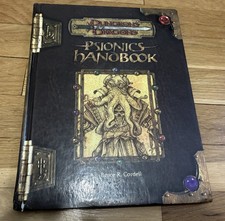 Dungeons & Dragons Psionics Handbook HC D20