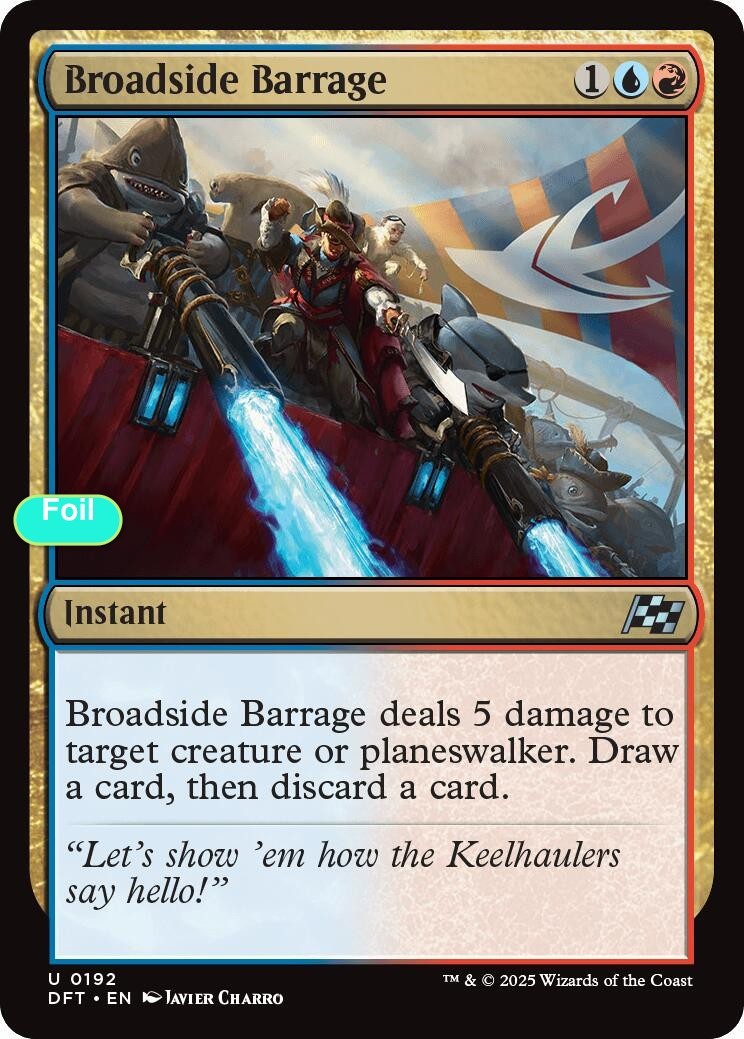 Broadside Barrage - Foil - DFT - 192 NM/LP