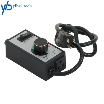 YIBEI-TECH For Router Fan Variable Speed Controller Electric Motor Rheostat AC 120V Newest