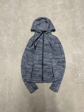 Lululemon Hooded Define Jacket Nulu Heathered Black White Size 6