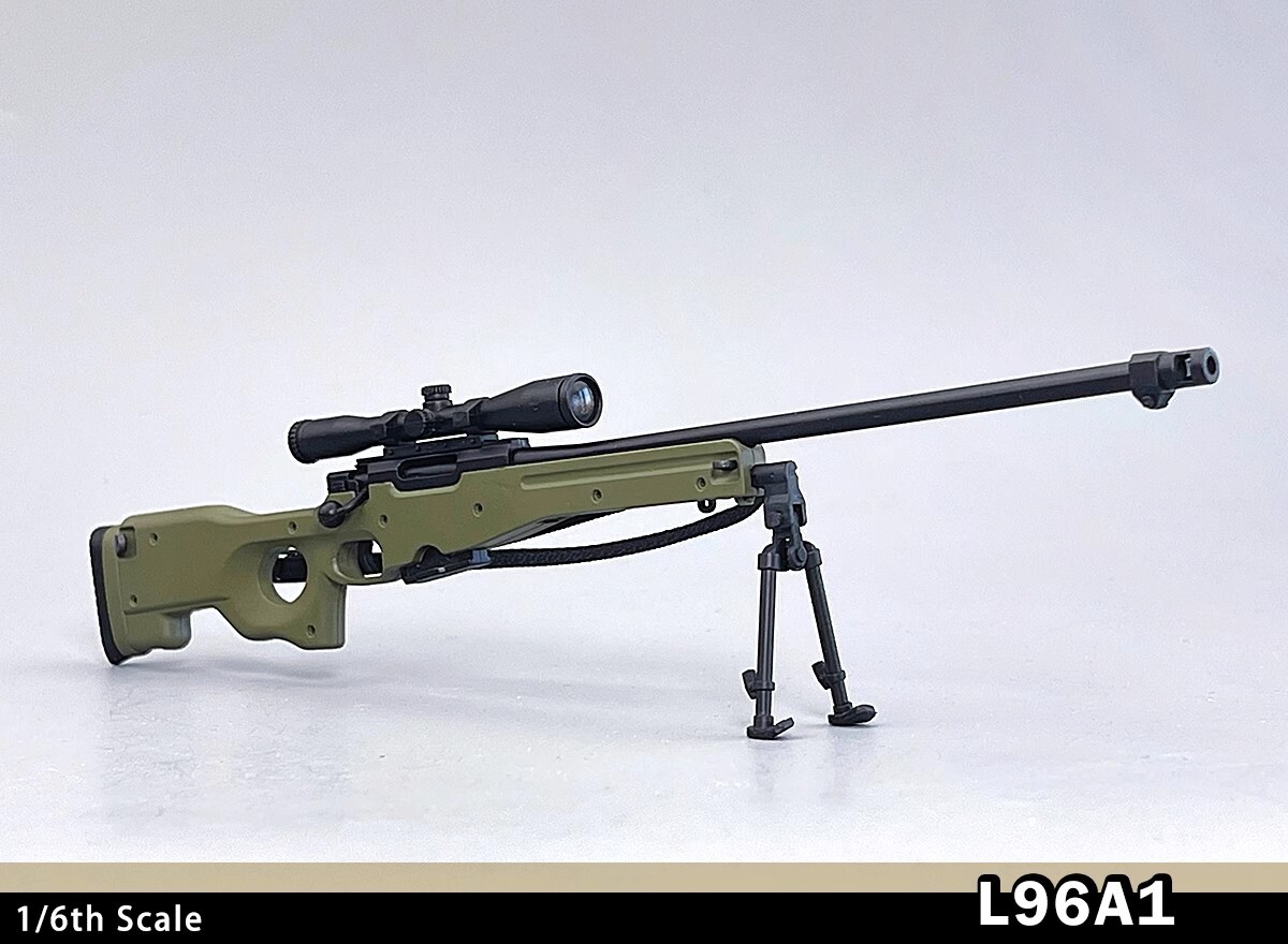 DRAGON 1/6 Soldier AW L96A1 Sniper Rifle G3SG1 Model for 12
