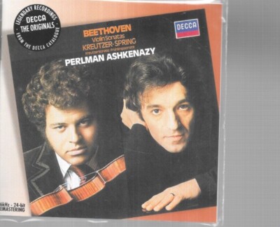 Beethoven Violin Sonatas 5 & 9 (cd) Perlman Ashkenazy unplayed Near Mint
