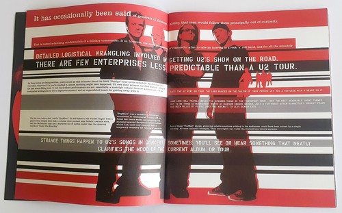U2 Vertigo 2006 world tour book concert program Australian Bono Vox Edge Achtung - Picture 5 of 11