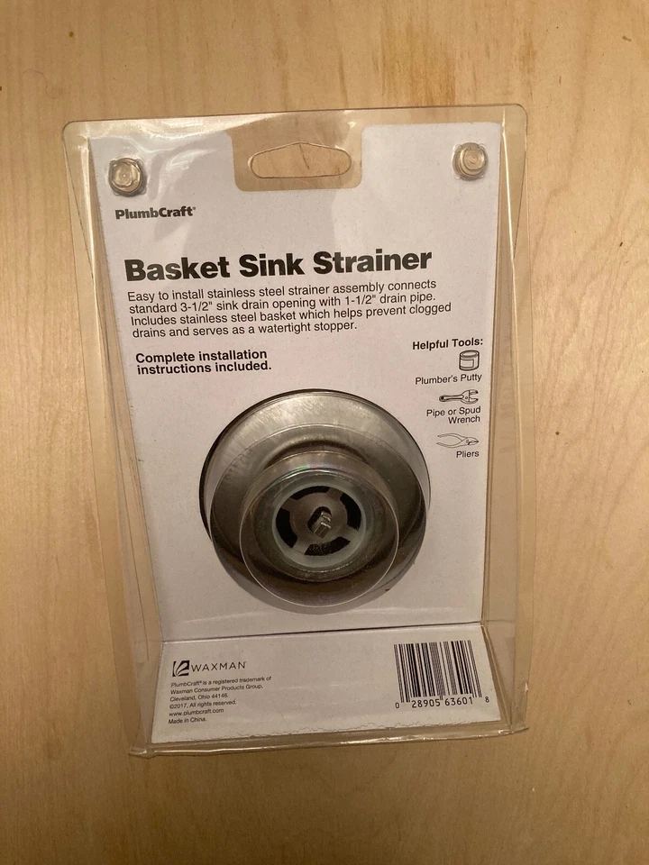 Plumb Craft 7636000n Cesta Fregadero Colador Acero Inoxidable Foto 2 de 4