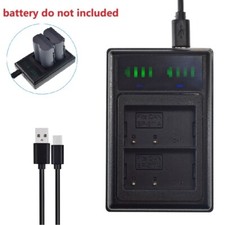 USB Dual Battery Charger For Canon CB-5L CB5L EOS 50D 40D BP-511 BP-512 BP-511A