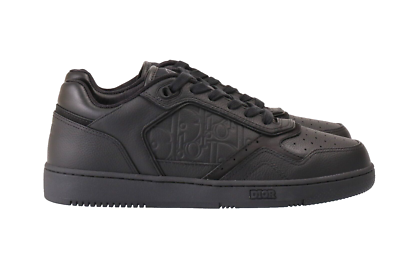 DIOR HOMME B27 LOW-TOP SNEAKERS 3SN272ZAY 900 BLACK size40 US7 | eBay