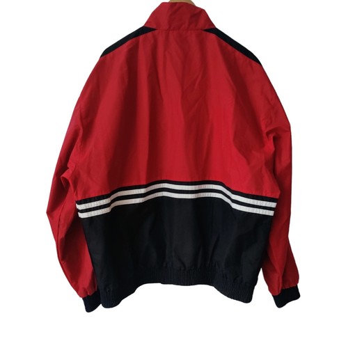 SPEED ZONE NASCAR Vintage Jacke XL Nestle Golden Coral Red Windbreaker Herren - Bild 2 von 10