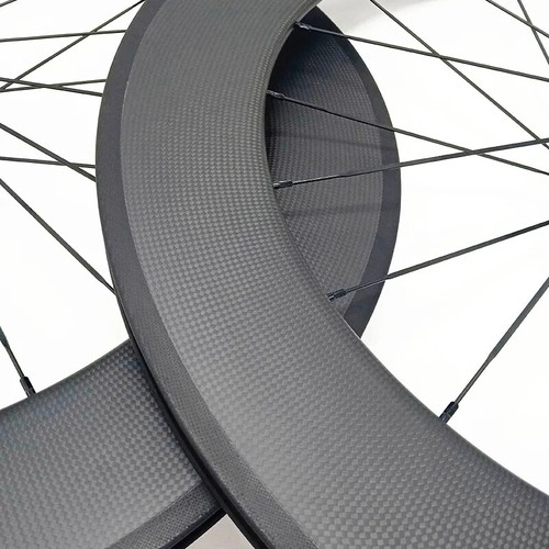 700C Carbon Road Bicycle Wheelset 88mm 25mm Width Clincher Tubular Wheels - Picture 12 of 21