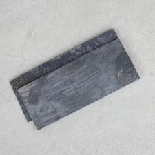 2Pcs Natural Water Buffalo Horn Flat Blank Plate Spacer Crafts Chips DIY 90017