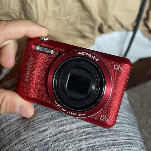 Samsung WB35F Digital Camera 16.0 MP Maximum Resolution 12x Optical Zoom Red - Picture 3 of 9