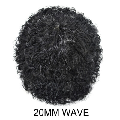 Water Curly Wigs For Men Toupee Mono Npu Male Hair Capillary Prosthesis Afro Curly Human Hair Wigs Durable Natural Hair System - 200165144