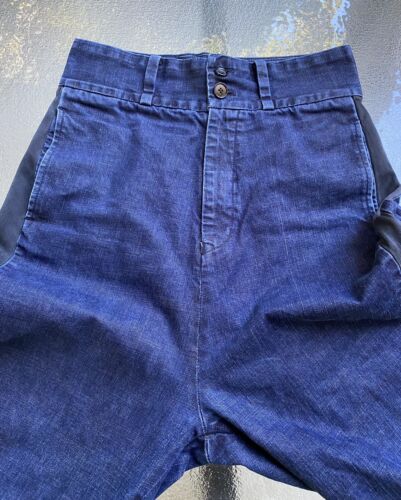 Junya Watanabe Comme des Garcons AD2006 Sideline Wide Denim Pants Indigo JS-P037 - Picture 2 of 10