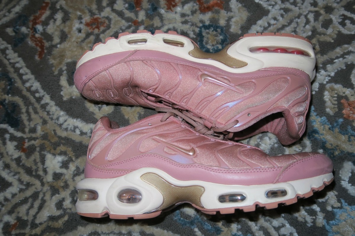 Nike Air Max Plus Rust Pink Metallic Rose Gold AT5695-600 Women's