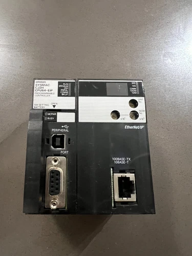 OMRON CJ2H-CPU64-EIP CPU UNIT TESTED WORKING CLEAN - FAST SHIP