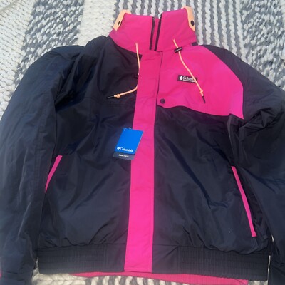 NWT Columbia Jacket Womens Wintertrainer Ski Interchange 3 In 1 XL Black/Fuschia