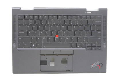 New OEM Lenovo Thinkpad X1 Yoga 6th Gen Top Case Keyboard Palmres FRU 5M11C41024