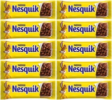 10 NESQUIK Breakfast Cereal Bars with Vitamins and Calcium 25g 0.88oz