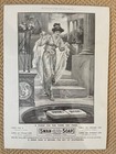 1899 Illustrated London News bathing ; swan soap fun! perfect 4 framing 16x11.5 — photo 1