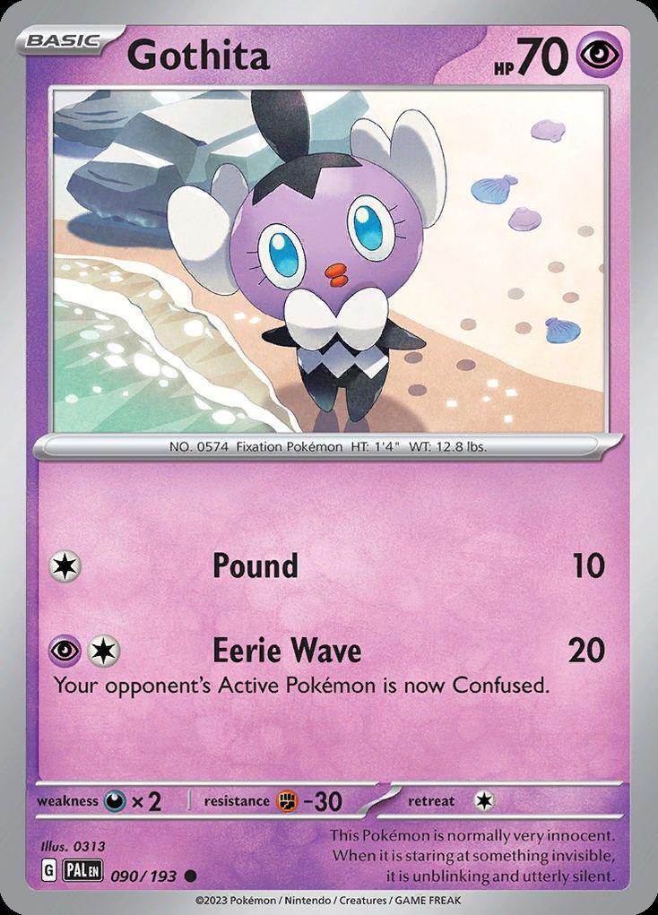 Pokemon Gothita (90/301) Paldea Evolved LP