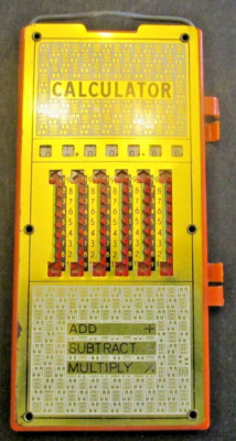 VTG Mechanical Pocket Calculator Add Subtract Multiply
